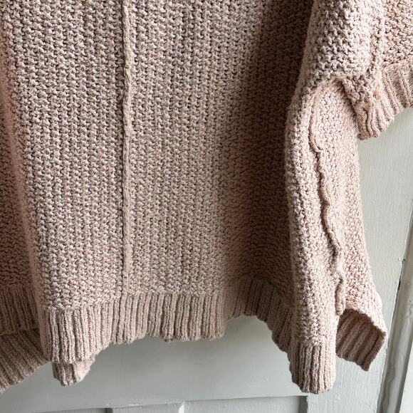 Free People Cozy Cat Pullover Champagne Pink - Picture 5 of 7